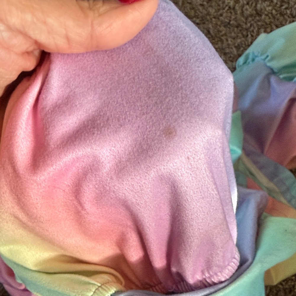 Rainbow Kids Off-Shoulder Top - Picture 3 of 3